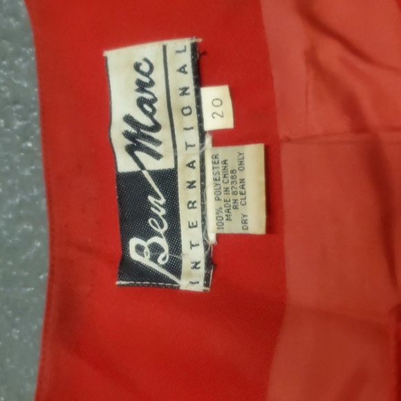 Ben Marc International beaded skirt Suit size 20 - Picture 3 of 14